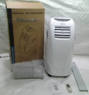 Shinco 10 000 BTU Portable Air Conditioner Cooling Fan w Remote Control in White