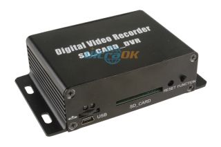 New Mini DVR Digital Video Recorder SD Card Motion Detection Audio Recording 12V