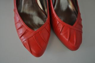 Inc International Concepts Women's Size 9 5 M Red Shoes Wood Heel New