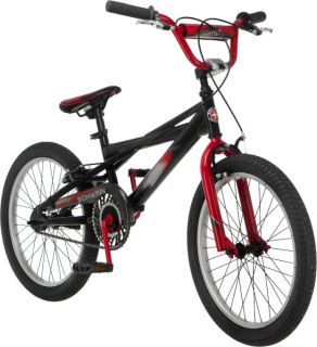 Schwinn Throttle 20" Boys BMX Street Bicycle Bike Black Red S2378B