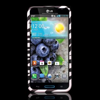 LG Optimus G Pro E980 Black White Zebra Phone Case Hard Skin Cover