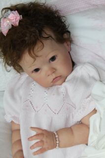 Enchanted Moments Nursery Reborn Toddler Girl Tully Sharlamae Kit Bonnie Brown
