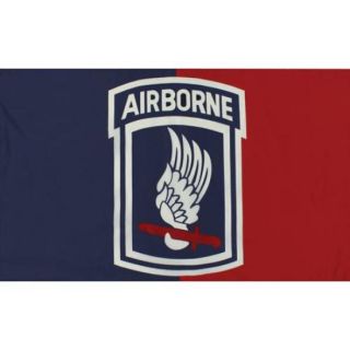 173rd Airborne Division Flag Emblem on Front w 2 Grommets 3' x 5' Foot
