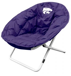 Kansas State Wildcats NCAA Adult Round Folding Sphere Chair Lounger