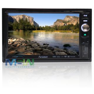 Farenheit® TI 650B 2 DIN 6 5" LCD Car CD DVD Stereo Receiver w Bluetooth TI650B