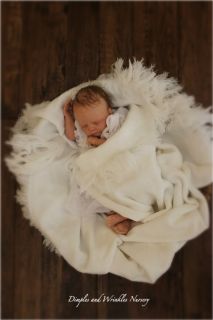 Reborn Preemie Baby Girl Corbin Lifelike Doll Art Dimples and Wrinkles 3DSKIN