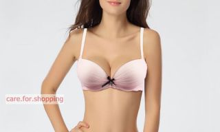 1 Pcs Push Up Sexy Mesh Lace Padded Underwire Bra Pink 38AA Brand New Underwear