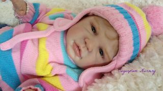 Sugarplum Nursery Reborn OOAK Baby Doll Skylar by Liz Campbell Extreme Realism