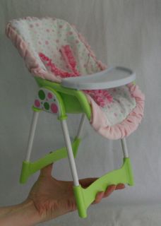 Highchair Handmade Cover for Mini Reborn OOAK Baby Doll Up to 8"