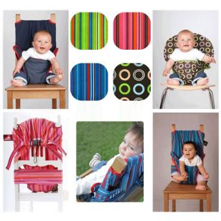 Baby Dining Chair Safety Harness Seat Booster Feeding Portable Highchair Cover