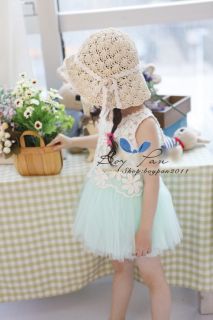 Kids Toddlers Fashion Dress Up Girls Cute Sleeveless Tulle Skirt Dress AGES2 7Y