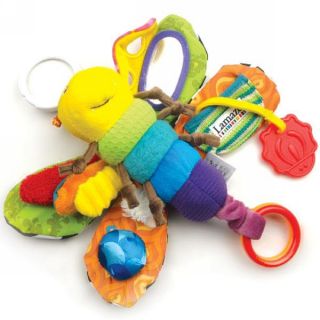 Butterfly Developmental Toy Crinkle Rattle Bell Infant Lamaze Baby's Plush Toy