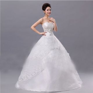 High Waist Sleeveless Strapless Bandage Women Bridal Gowns Wedding Dress Custom