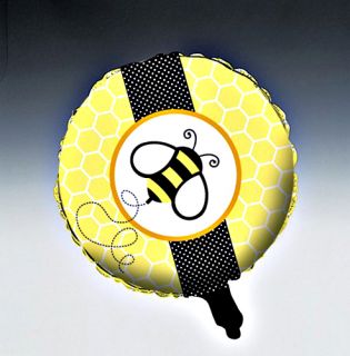 Buzz Bumble Bee Birthday Baby Babee Shower 18" Balloon Party Supplies Decoration