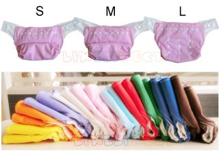 Lots 20 Pcs One Size Baby Infant Cloth Diaper Nappy Covers with 20 Liner Inserts