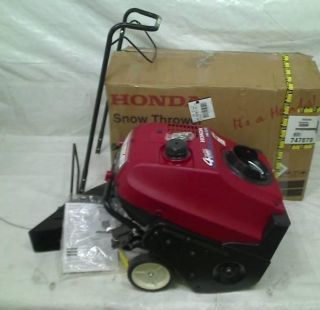 Honda 20 in Single Stage Gas Snow Blower $599 00
