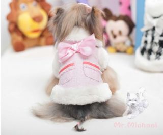 Autumn Winter High Quality Small Dog Clothing Coats Warm Jacket Sweater Clothes