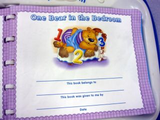 Little Touch Leap Pad Leap Frog One Bear in The Bedroom Book Counting Letters