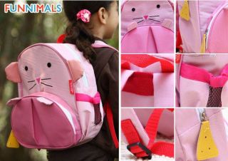 Cute Cartoon Animal Kids Pack Boys Girls Schoolbag Baby Infant Canvas Lunch Bag