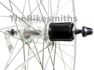 Alex R450 700c Cassette Type Road Bike Rear Wheel Silver 130mm Fits Shimano SRAM