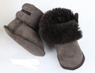 New Winter Toddler Infant Baby Girl Boy Boots Sheepskin Fur New 0 24 Month