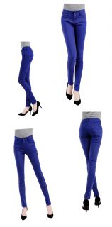 Ladies Womens Candy Color Skinny Slim Fit Stretch Leggings Trousers Jeans