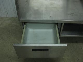 Delfield Stainless Steel Heavy Duty 54" Equipment Griddle Stand Table Cabinet 4'