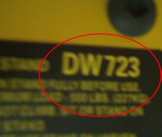 Dewalt Heavy Duty Miter Saw Work Stand DW723