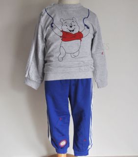 A0230 Baby Boys Long Sleeve Sweater Pants Suit Outfit Bear Clothing Sets S0 36M
