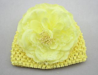 1pc Baby Girls Toddlers Infant Flower Hat Cap Bonnet Hair Accessories Beanie