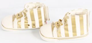 Juicy Couture Gold Shoes Girls 4 9 12mos NWD