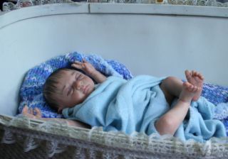 OOAK Precious Reborn Baby Boy Beautifully Detailed Preemie Sold Out Kit Easton