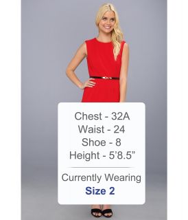 Calvin Klein Belted Dress Cd3x1c76 Red