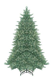 9' Just Cut Aspen Frasier Pre Lit Christmas Tree Clear
