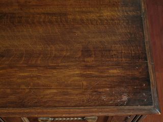 Antique English Oak Jacobean Buffet Sideboard Server X02
