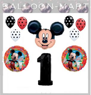 Disney Mickey Mouse Birthday Party Supplies 1st 2nd 3rd 4th Choice Balloons