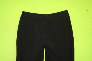 Focus 2000 Sz 14P Petite Womens Black Dress Pants Slacks Stretch 7F16