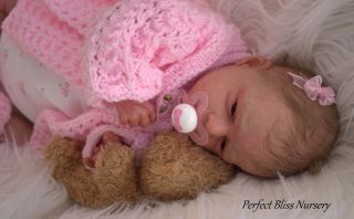 Tiny Reborn Doll Newborn Baby Girl Angel Sculpt by Olga Auer Limited Edition