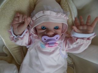 Mimi's Nursery Reborn Life Like Baby Dolls Newborn Leslie Nicole with Belly