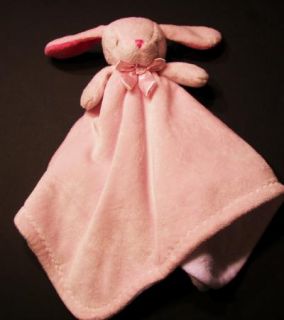 Baby Baby Blankets Beyond Pink White Bunny Rabbit Security Blanket Nunu