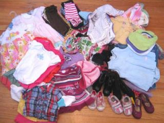 LG 87 PC Baby Girl Lot Toddler Fall Spring Clothes Circo Infant 6 9 6 12 Months