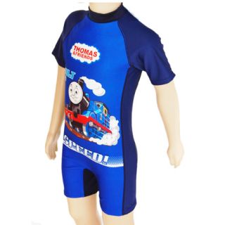 2 8 yrs Toddler Kids Boys Thomas Spiderman Cartoon 1 Pcs Swimsuit Swimwear 8610B