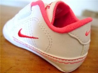 Baby Girls Nike Crib Soft Sole Velcro Trainers UK Size 0 5 3 5 1 0 5