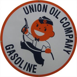 Union Oil Company Gasoline 24" Steel Sign Limited Edition Collectible