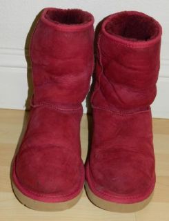 Womens UGG 5825 Classic Short Cranberry Boots Sz 10