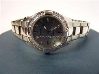 New Citizen Eco Drive Women's EW1821 55Y Regent Stainless Steel Diamond Watch