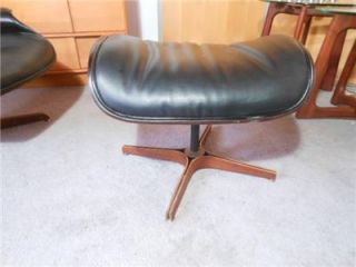 Mid Century Modern Plycraft Walnut Lounge Chair Ottoman George Mulhauser Eames