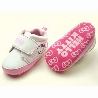 Baby Girls White Pink Kitty Walking Shoes 12 18 Month 931