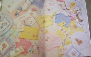 Pattern Counted Cross Stitch Baby Nursery Sampler Alphabet Bib Mother's Prayer