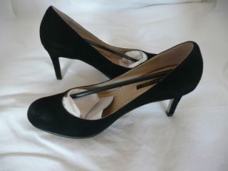Tony Bianco Black Kid Suede Leather High Heel Shoes Size 6 New